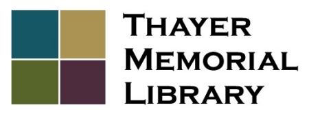 Thayer Memorial Library logo